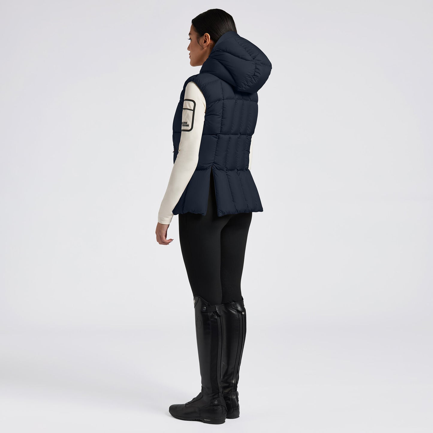 Cavalleria Toscana Hooded Down Padded Nylon Vest