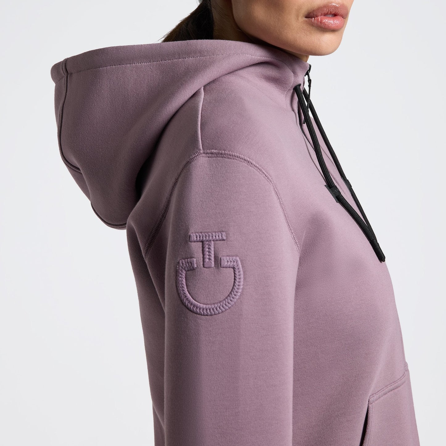 Cavalleria Toscana FED131 Ladies Cotton Zip Hoodie - Luxe EQ