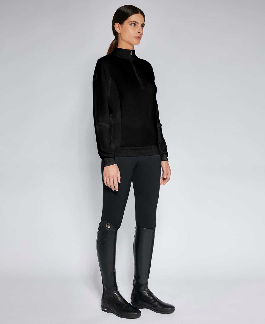 Cavalleria Toscana Revo Sport Knit 1/2 zip sweater MAD140