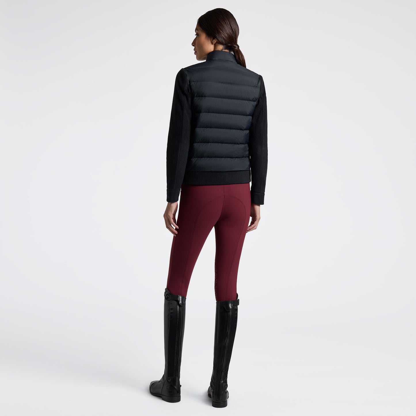 Cavalleria Toscana GID318 Hybrid Puffer/Tech Fleece Jacket