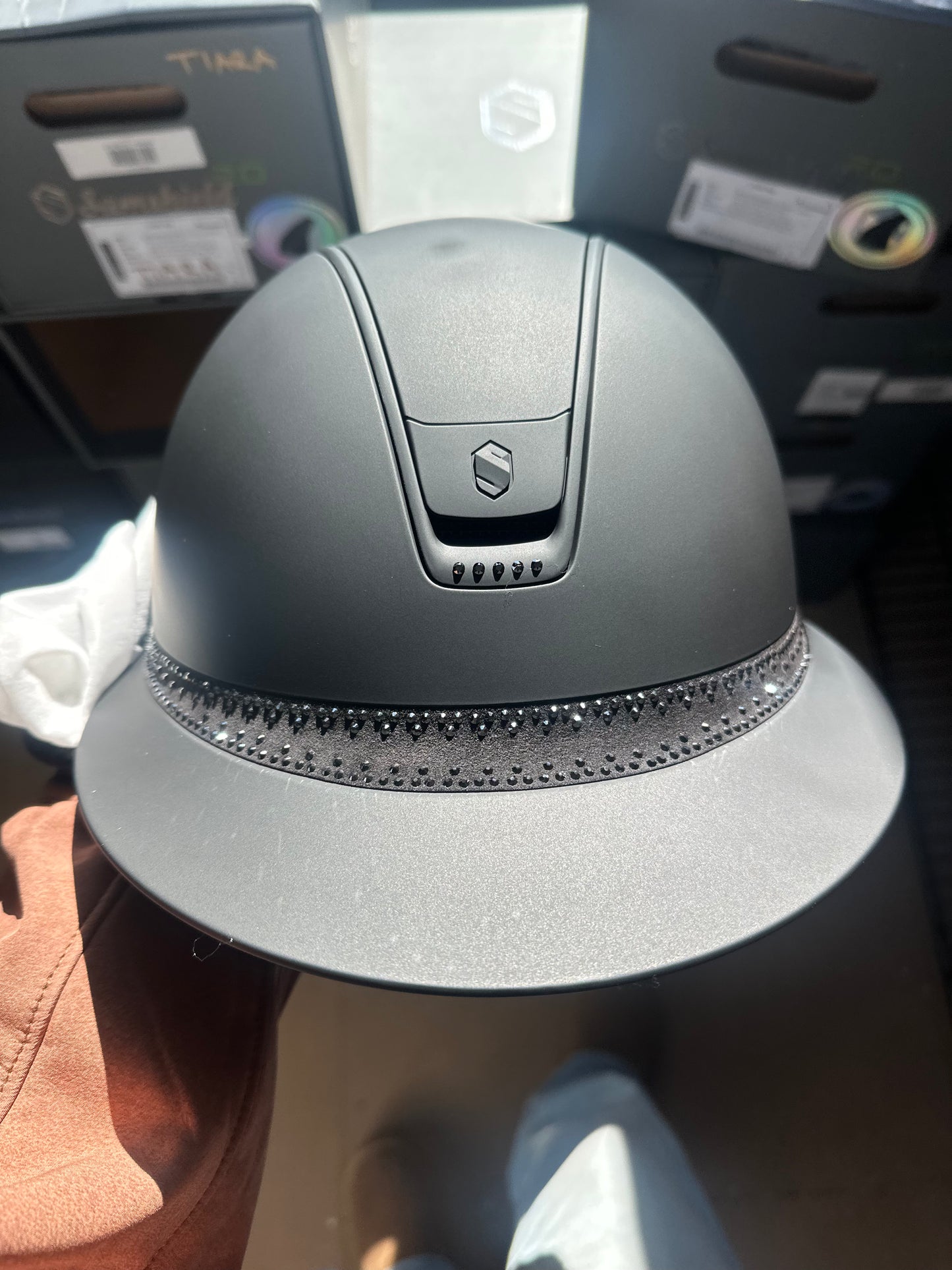 Samshield 2.0 Miss Shield Custom Matte/Top Matte/FB Tiara Black/Blazon Matt Black/Trim Matt 5 swar Blk - Luxe EQ