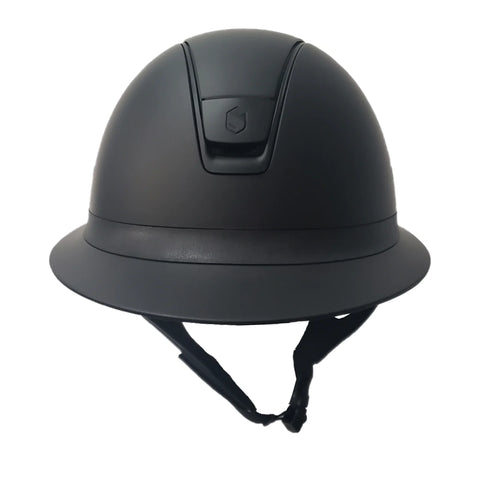 Miss Shield Helmet Dark Line Premium Suede Alcantara