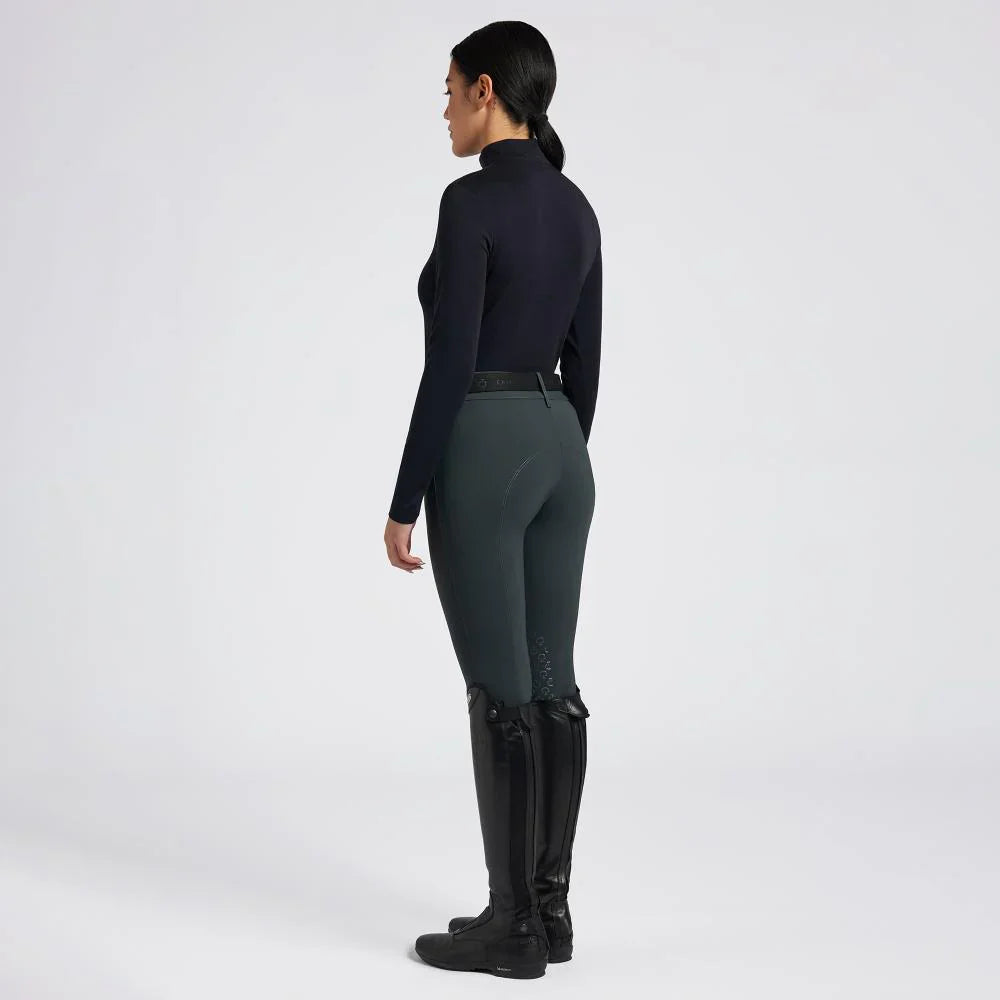 CAVALLERIA TOSCANA POD388 WOMENS TECH WOOL HALF ZIP TRAINING L/S TURTLENECK - Luxe EQ