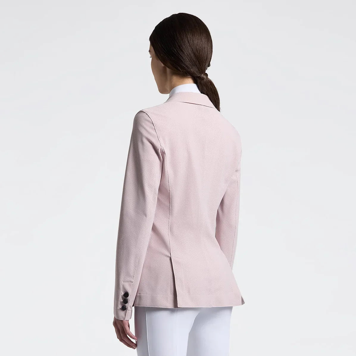 CAVALLERIA TOSCANA GGD048 JF115 Perforated WOMEN'S RAW CUT COMPETITION JACKET WITH BUTTONS