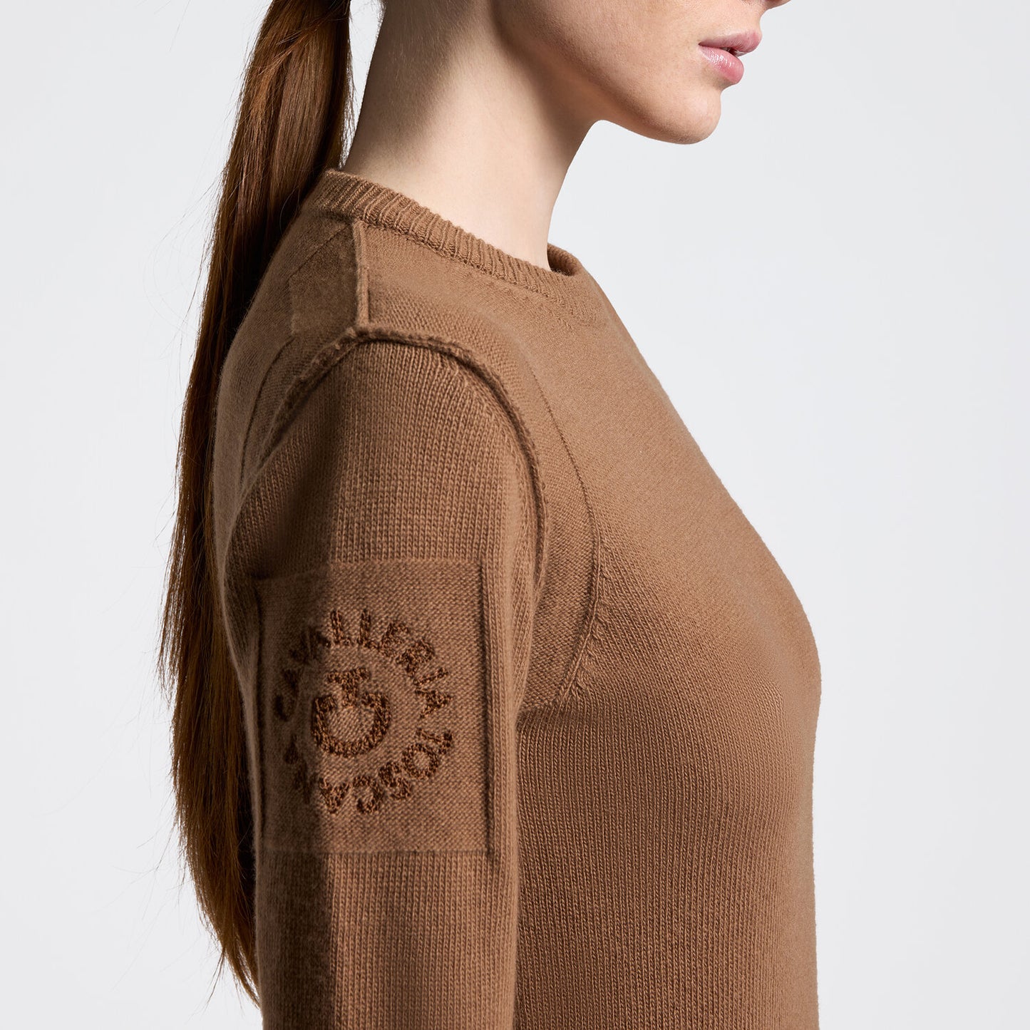 CAVALLERIA TOSCANA MAD155 WOMEN'S CREW NECK SWEATER IN PURE WOOL