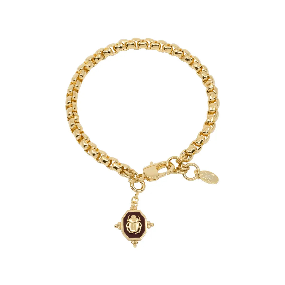 Atelier Petites Pierres Scarab Chain Bracelet - Luxe EQ