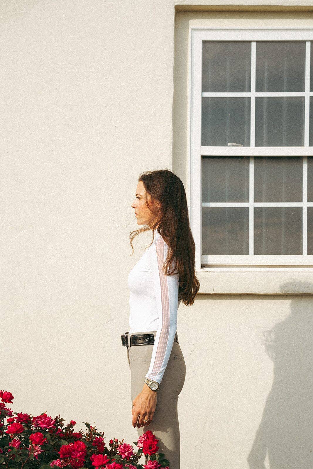 Camille Show Shirt | White