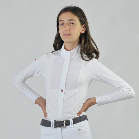 Cavalleria Toscana Girl's Mini CT Degradè Cotton T-Shirt