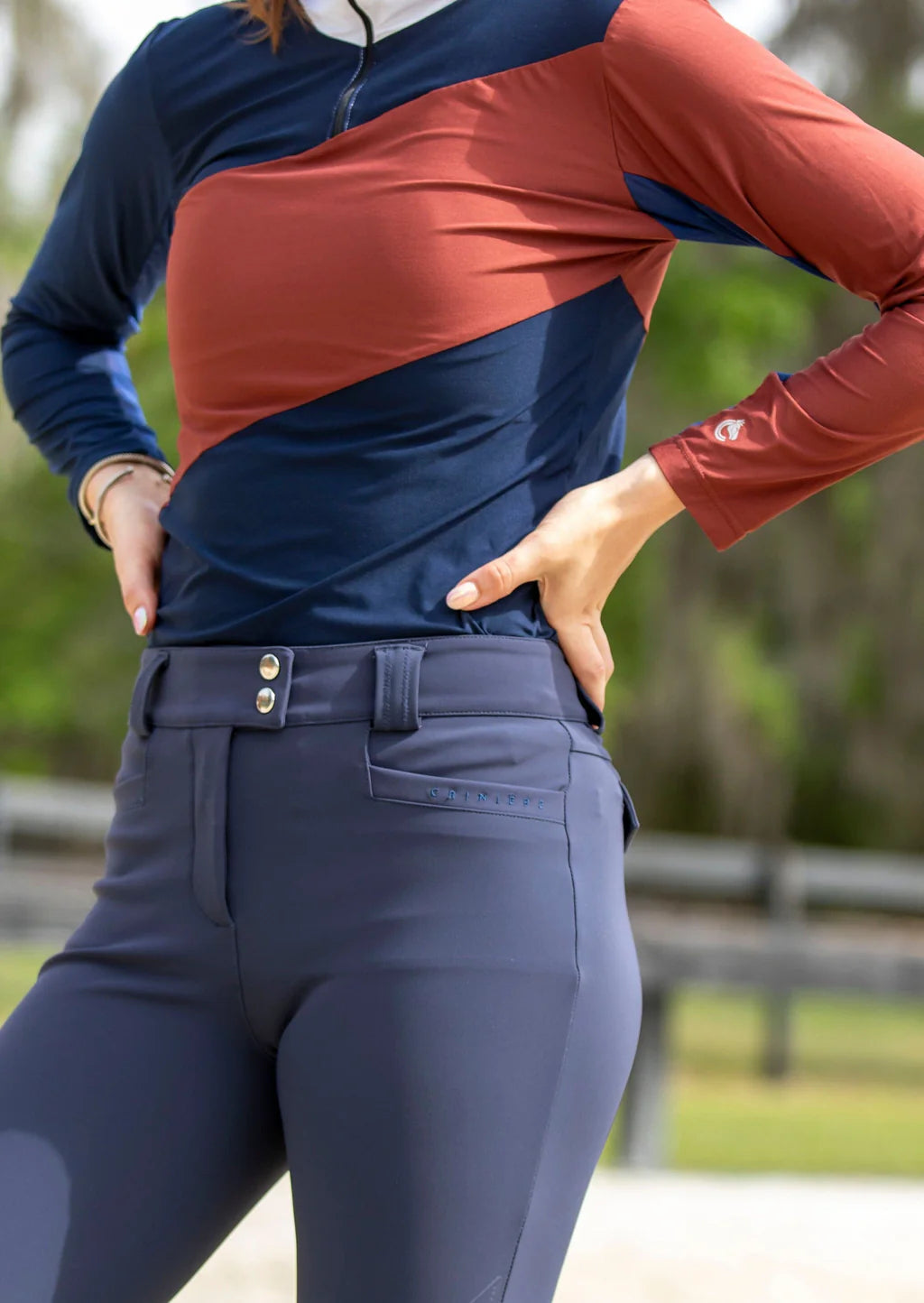 Criniere Juliette Compression Knee Grip Breech - Luxe EQ