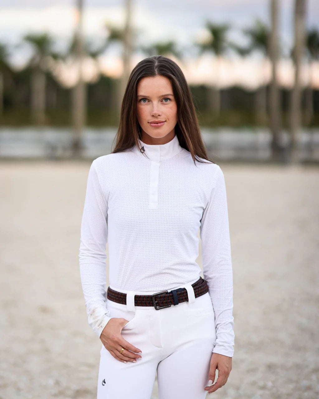 Criniere Lia Long Sleeve Show Shirt - Luxe EQ