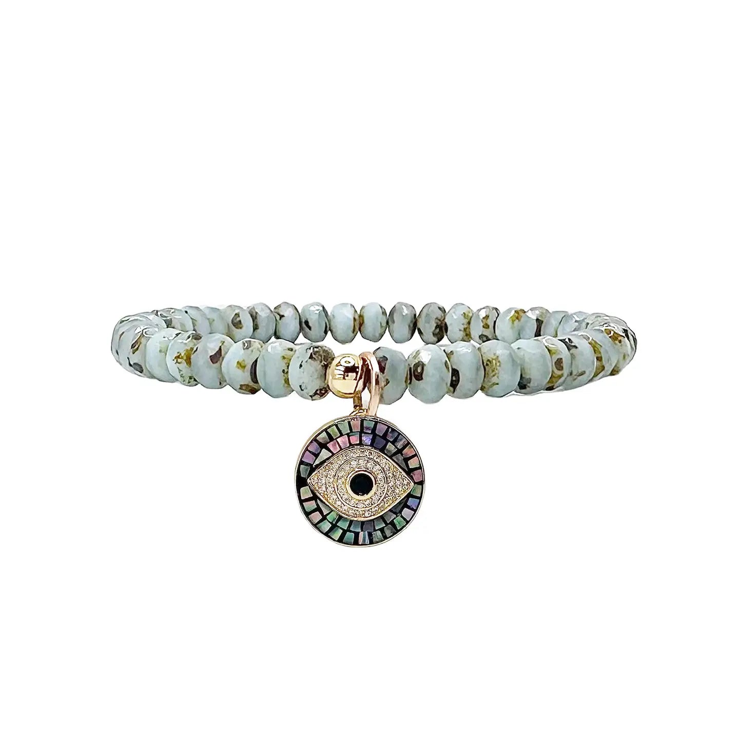 LOVE, LISA Harper Evil Eye Czech Crystal bracelet - Luxe EQ
