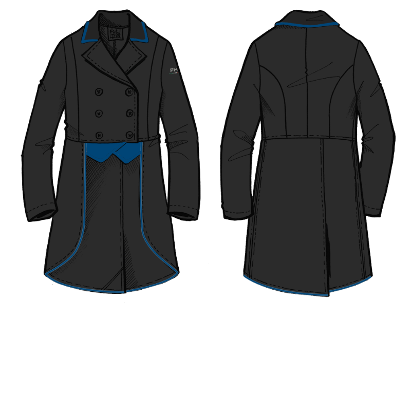 For Horses Lulu Junior Hunter Tailcoat Custom with Piping