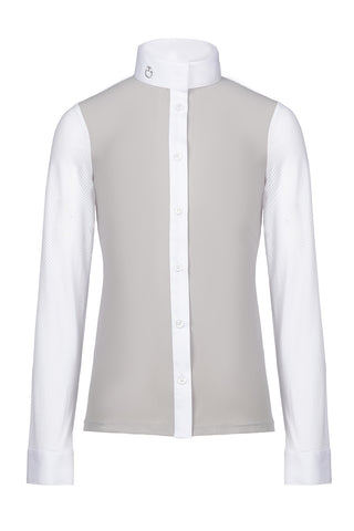 Cavallaria Toscana Pleated Jersey L/S Competition Shirt CAA032