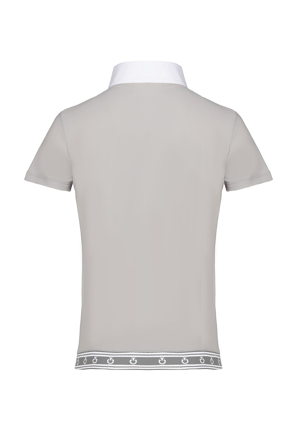 Cavalleria Toscana Young Rider Polo Grey/White - Luxe EQ