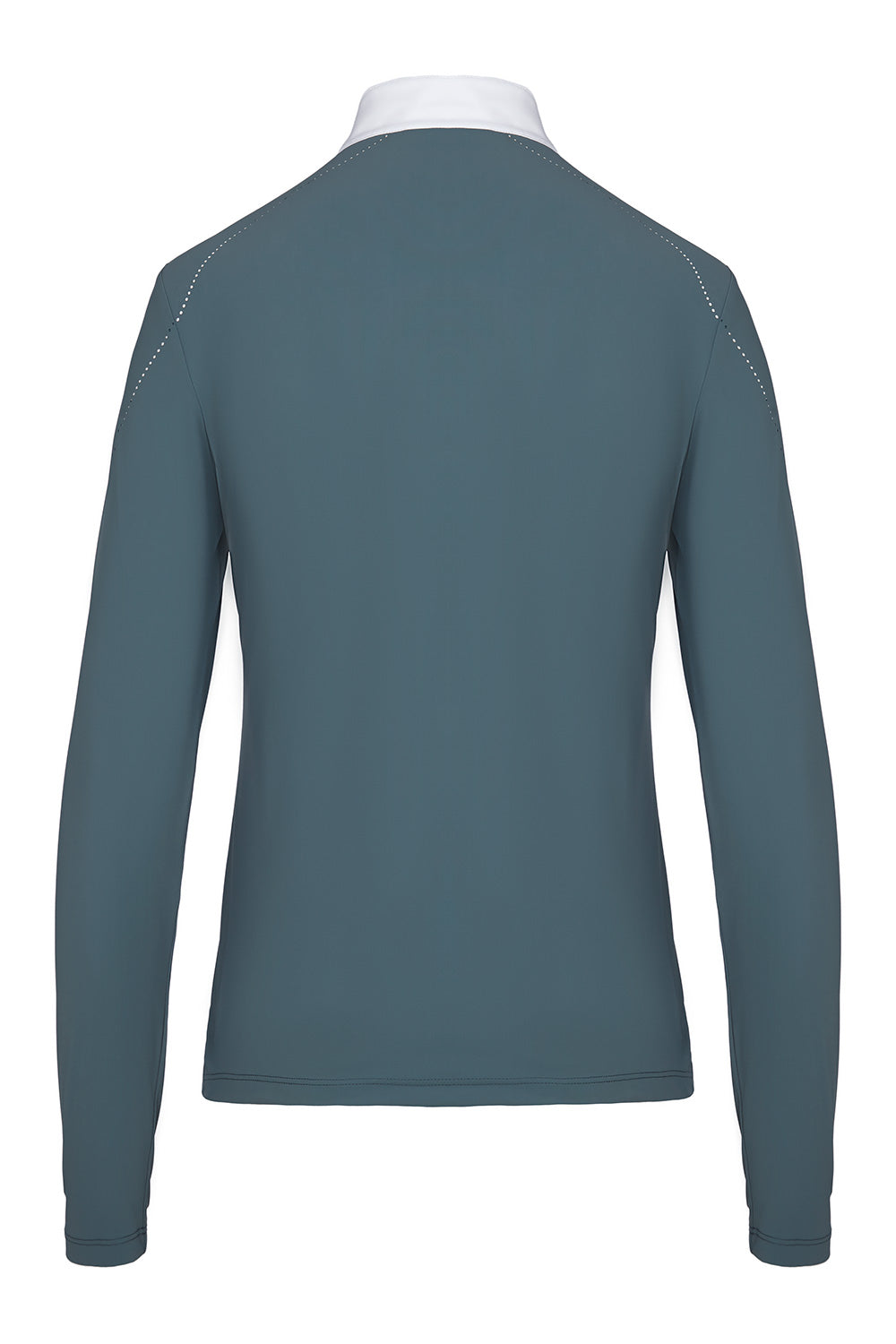 Cavalleria Toscana Mini Laser Beaded Long Sleeve Polo POD196 - Luxe EQ