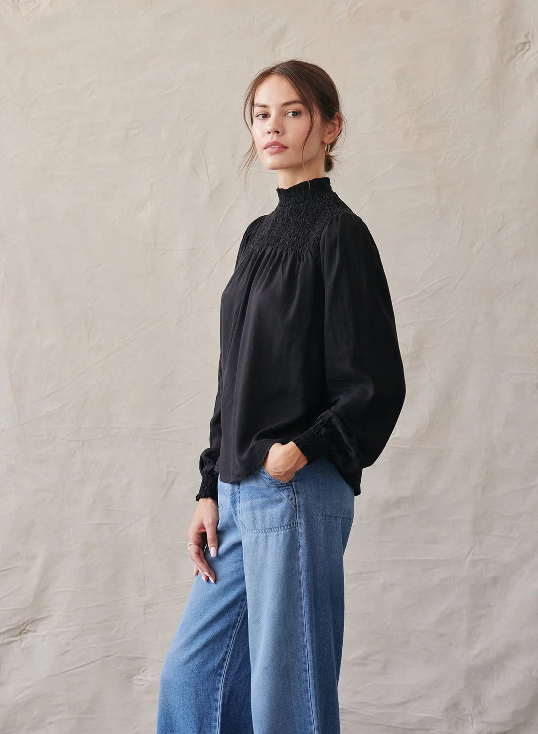 Bella Dahl Estela Smocked Blouse