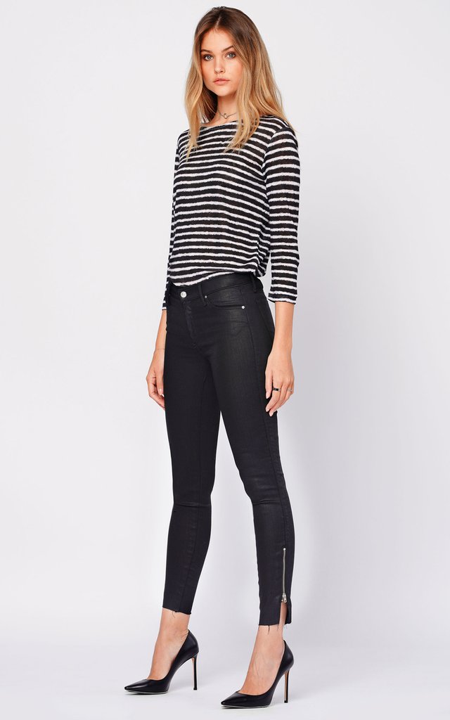 Black Orchid Denim Kaia Split Zip Jean - Luxe EQ