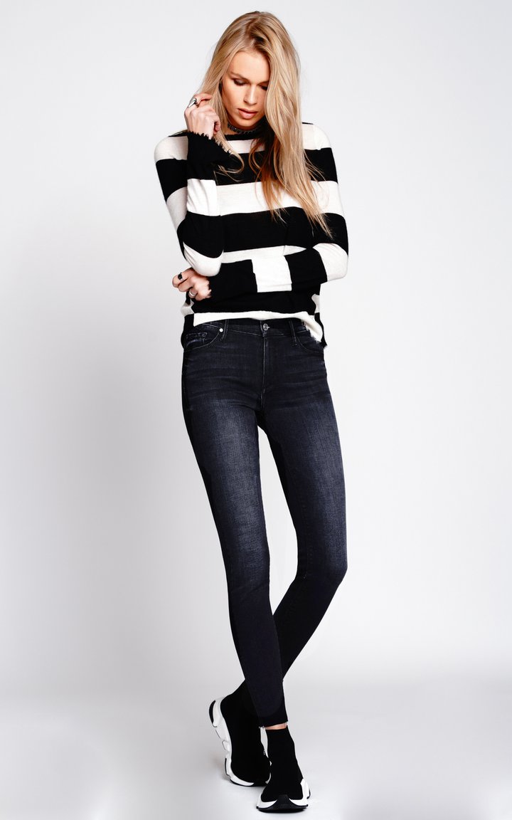 Black Orchid Denim Noah Ankle Fray - Kill the Lights - Luxe EQ