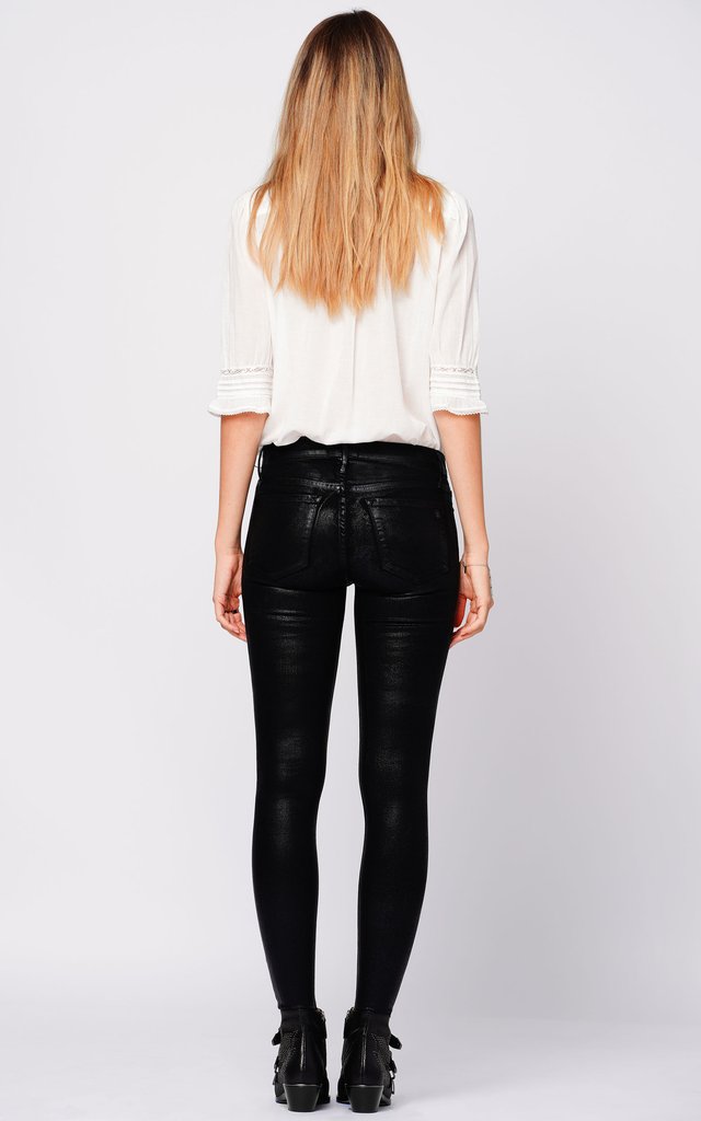 Black Orchid Noah Ankle Fray - So High Foil - Luxe EQ