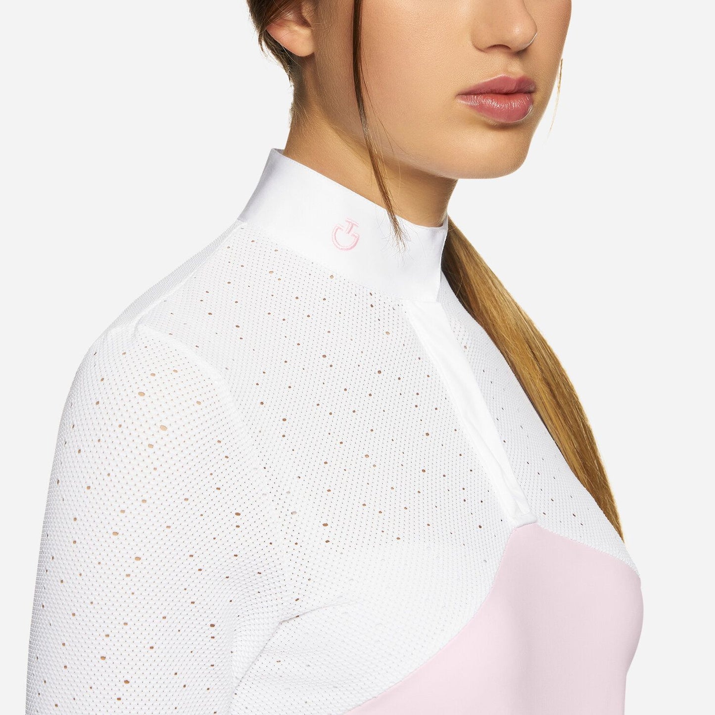 Cavalleria Toscana Women's Jersey Mesh L/S Competition Shirt