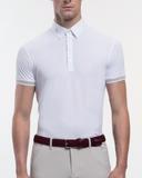 Cavalleria Toscana Men's Piquet Piping Competition Polo - Luxe EQ