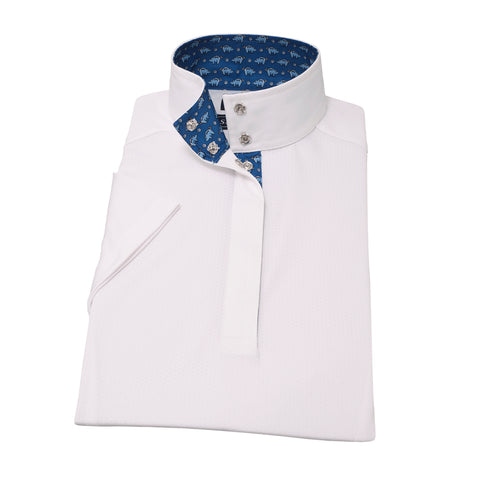Essex Classics Ladies Talent Yarn Wrap Collar Show Shirt New 2022