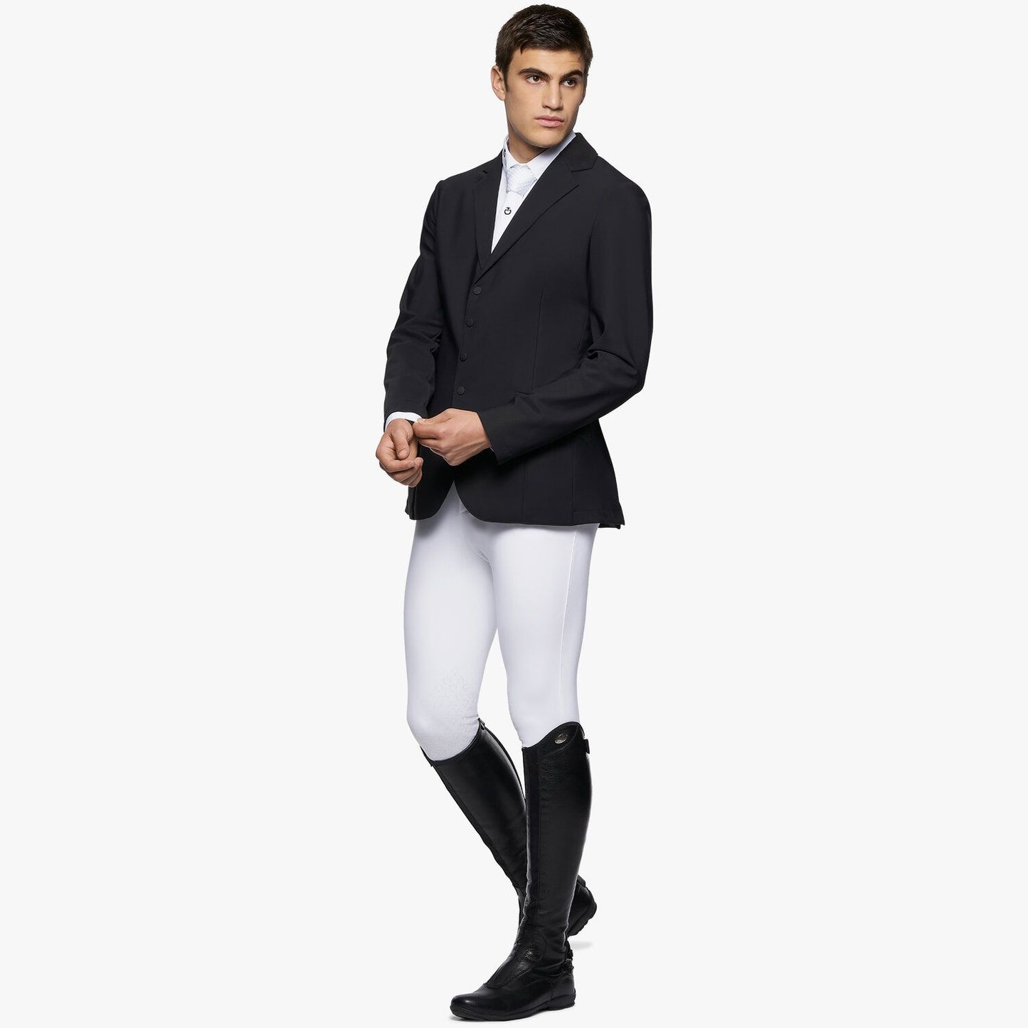 Cavalleria Toscana Men's Lightweight Zip Competition Coat