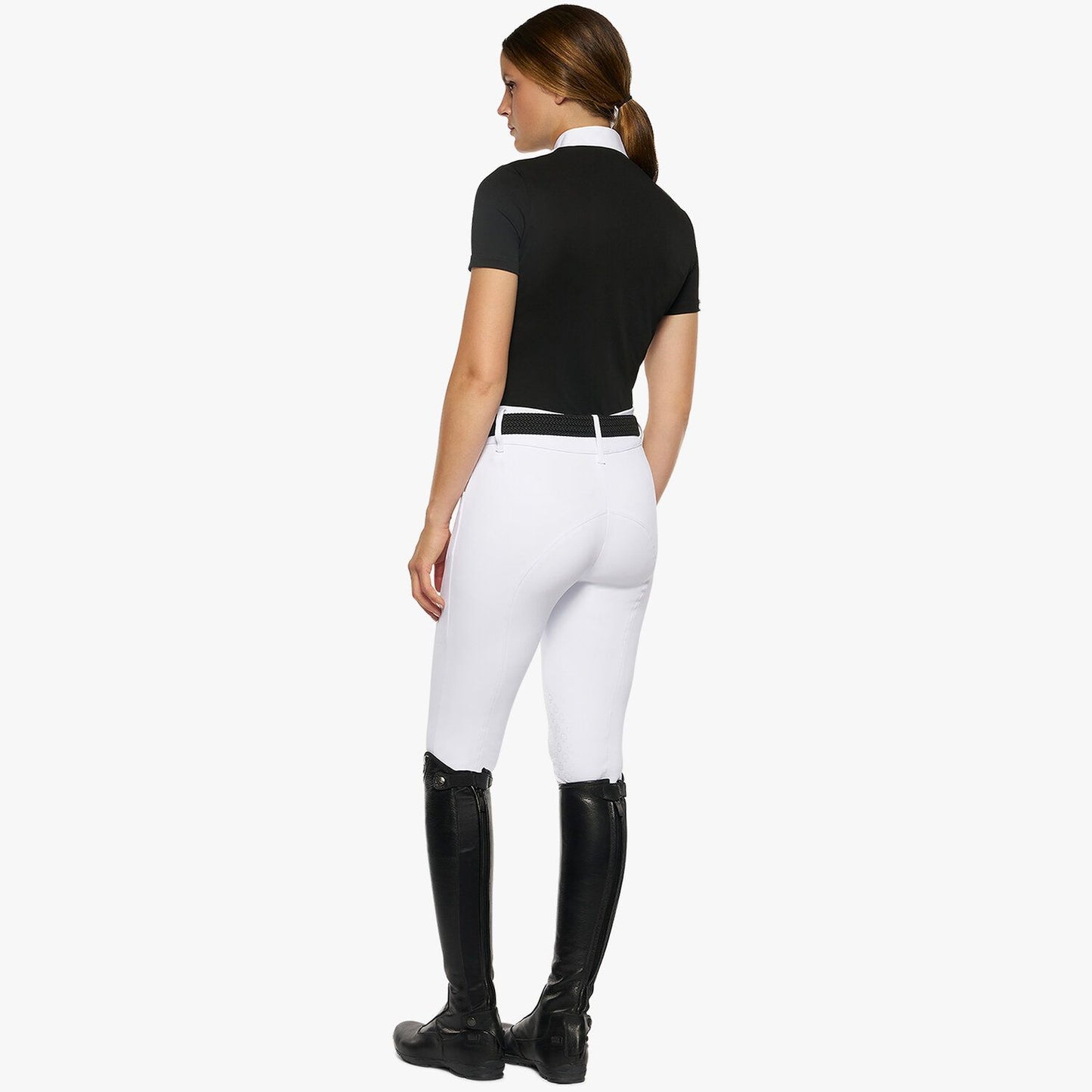 Cavalleria Toscana Women's Jersey Pique S/S Polo