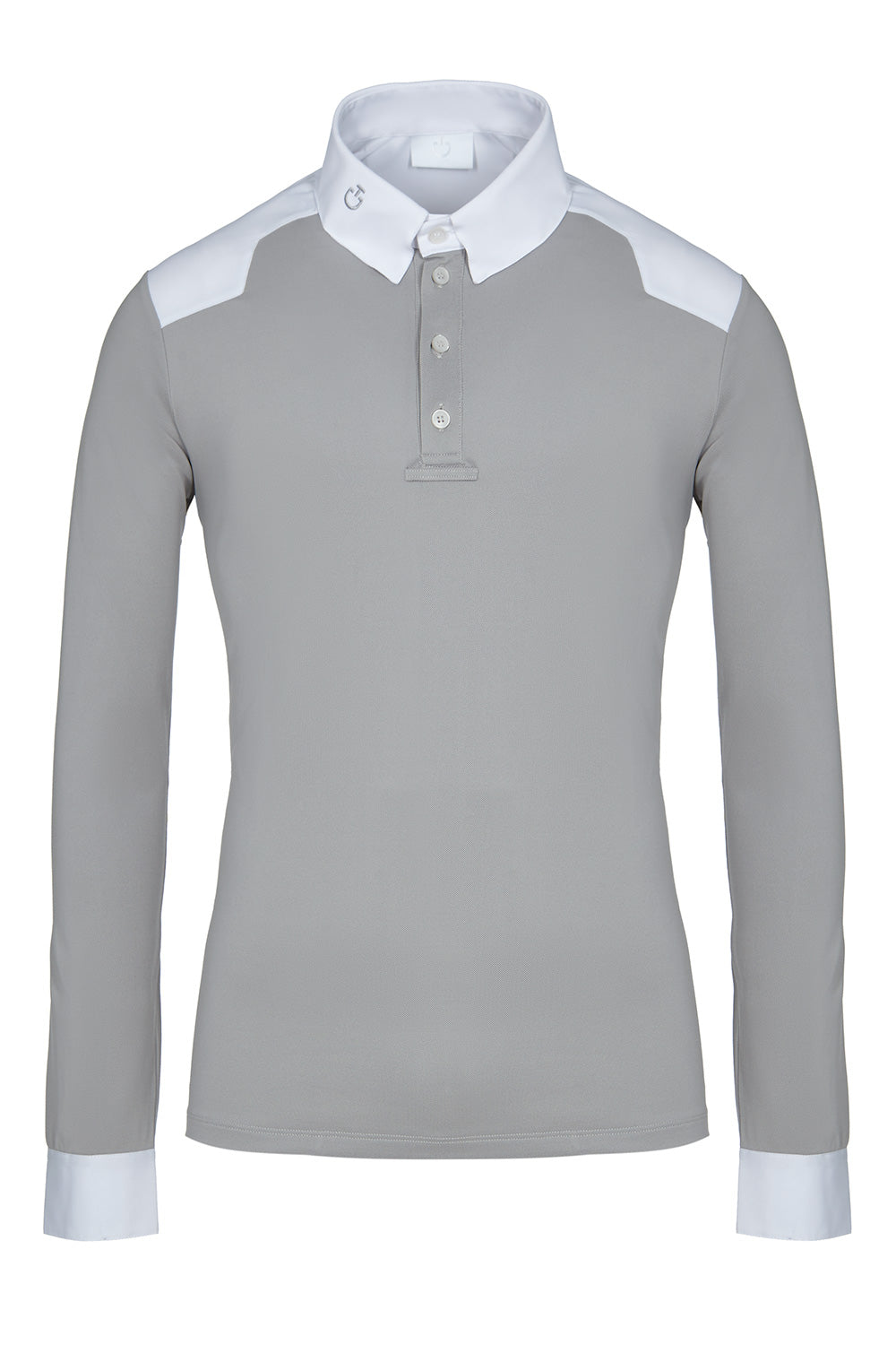 Cavalleria Toscana Men's Tech Piquet L/S Competition Polo - Luxe EQ
