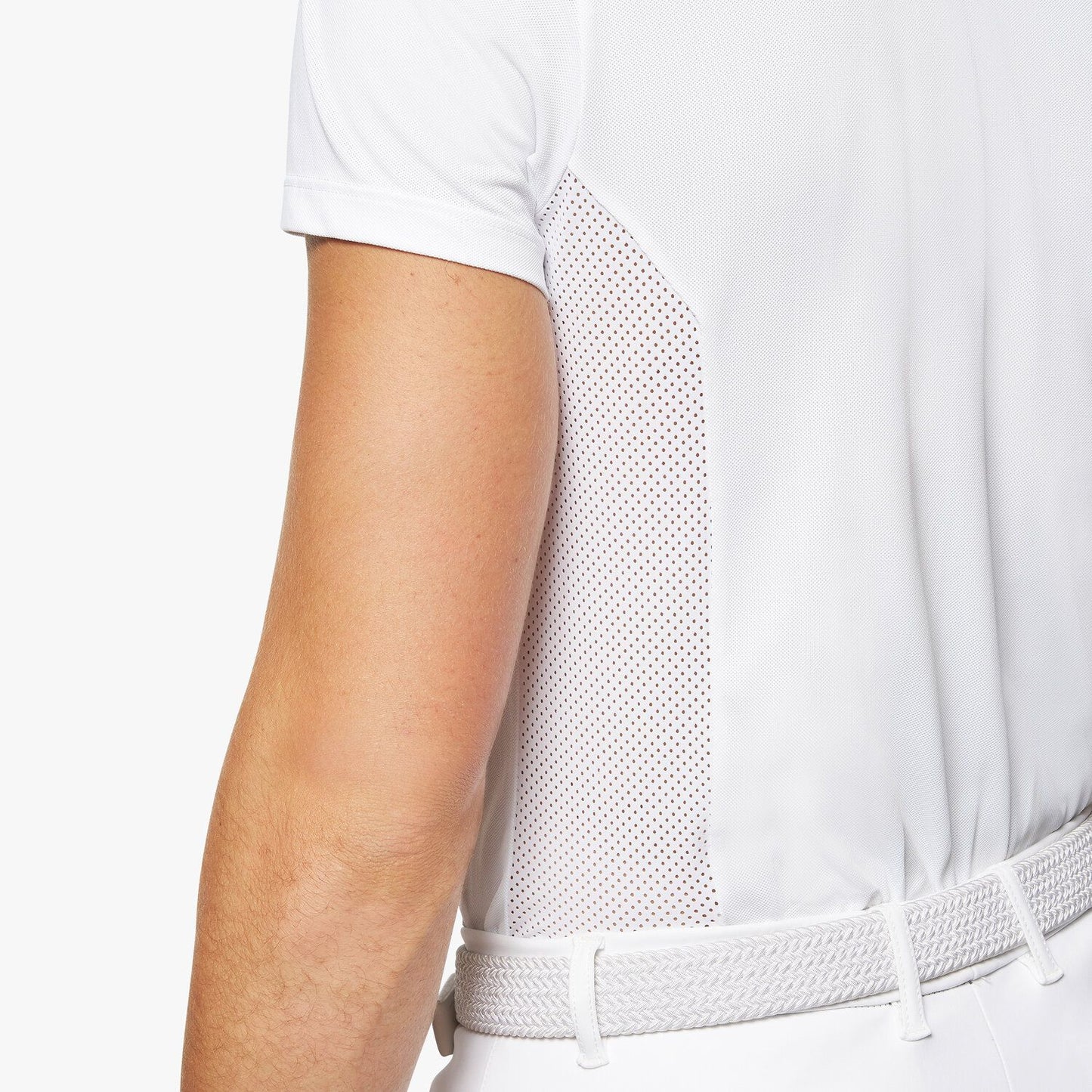 Cavalleria Toscana Men's Technical Pique Knit Competition Polo