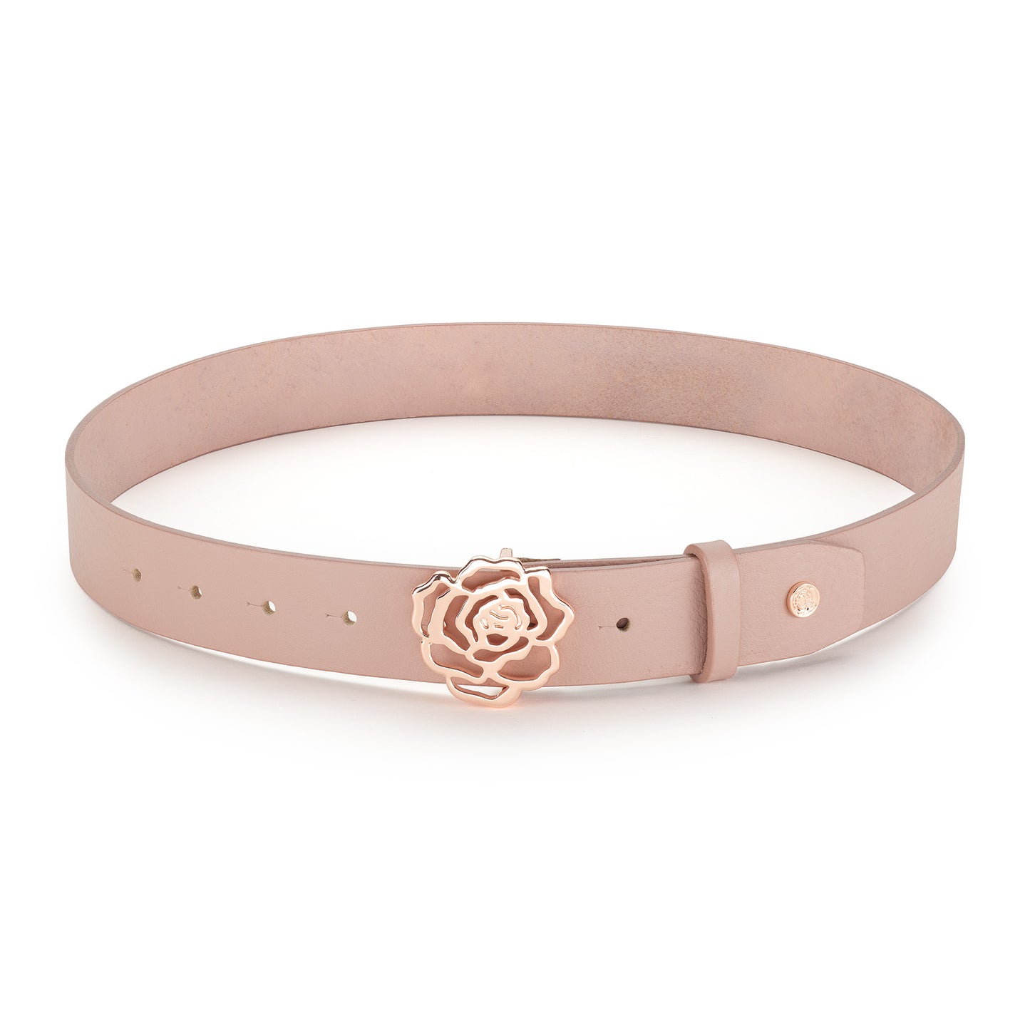 Hannah Childs Rose Buckle Belt Dusted Rose - Luxe EQ