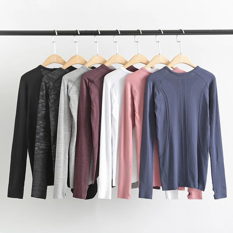 Luxe Athletic Seamless LS Eq Shirt