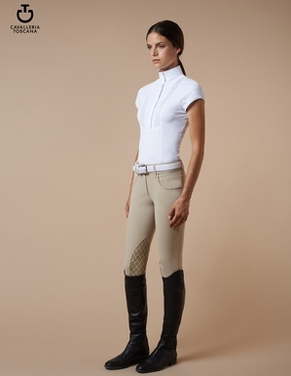 Cavalleria Toscana American Breech PAD090 Beige - Luxe EQ