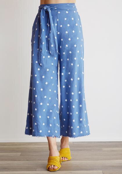 Bella Dahl Belted High Waisted Crop Pant - Luxe EQ