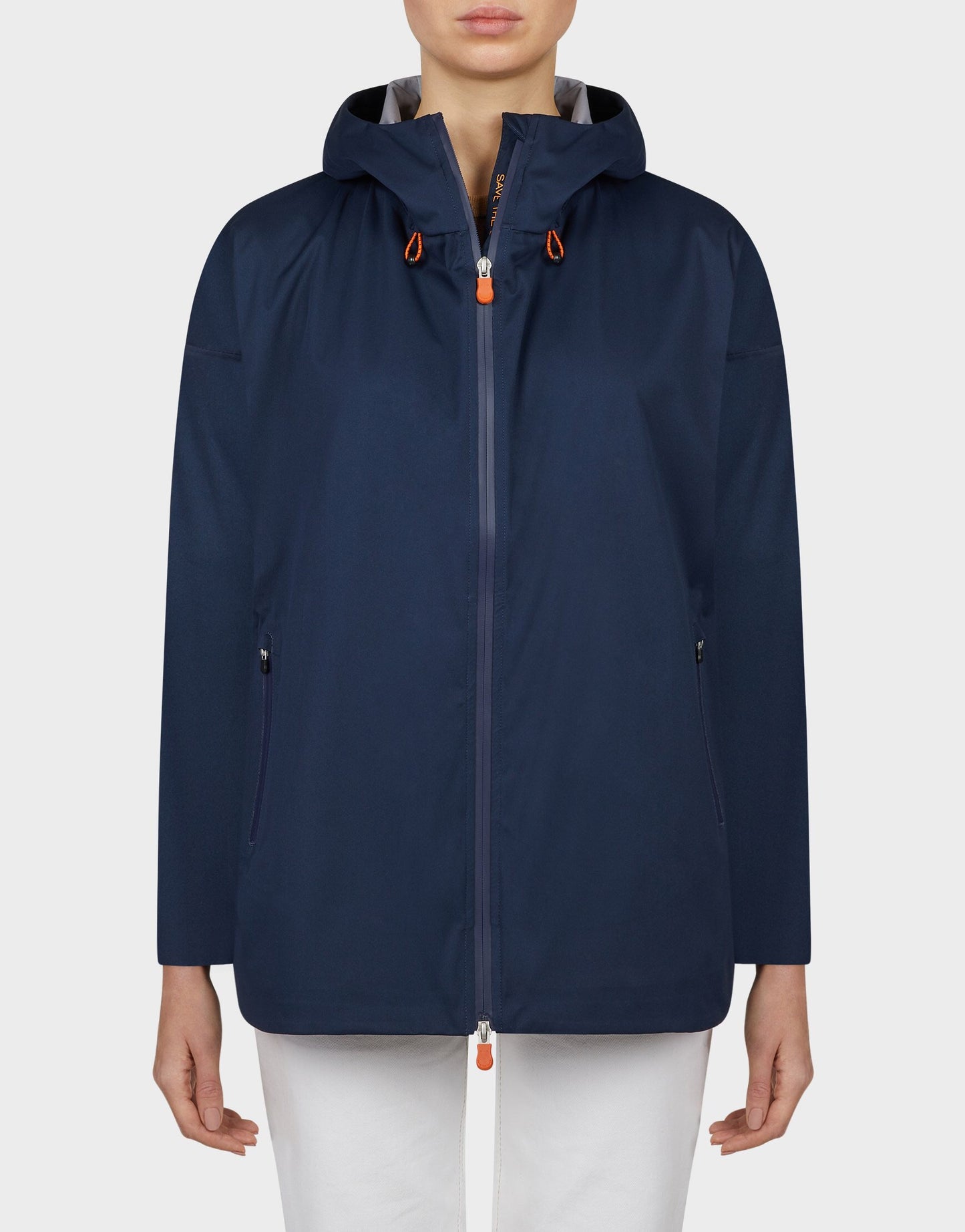 Save the Duck Women’s Bark Hooded Rain Coat - Luxe EQ