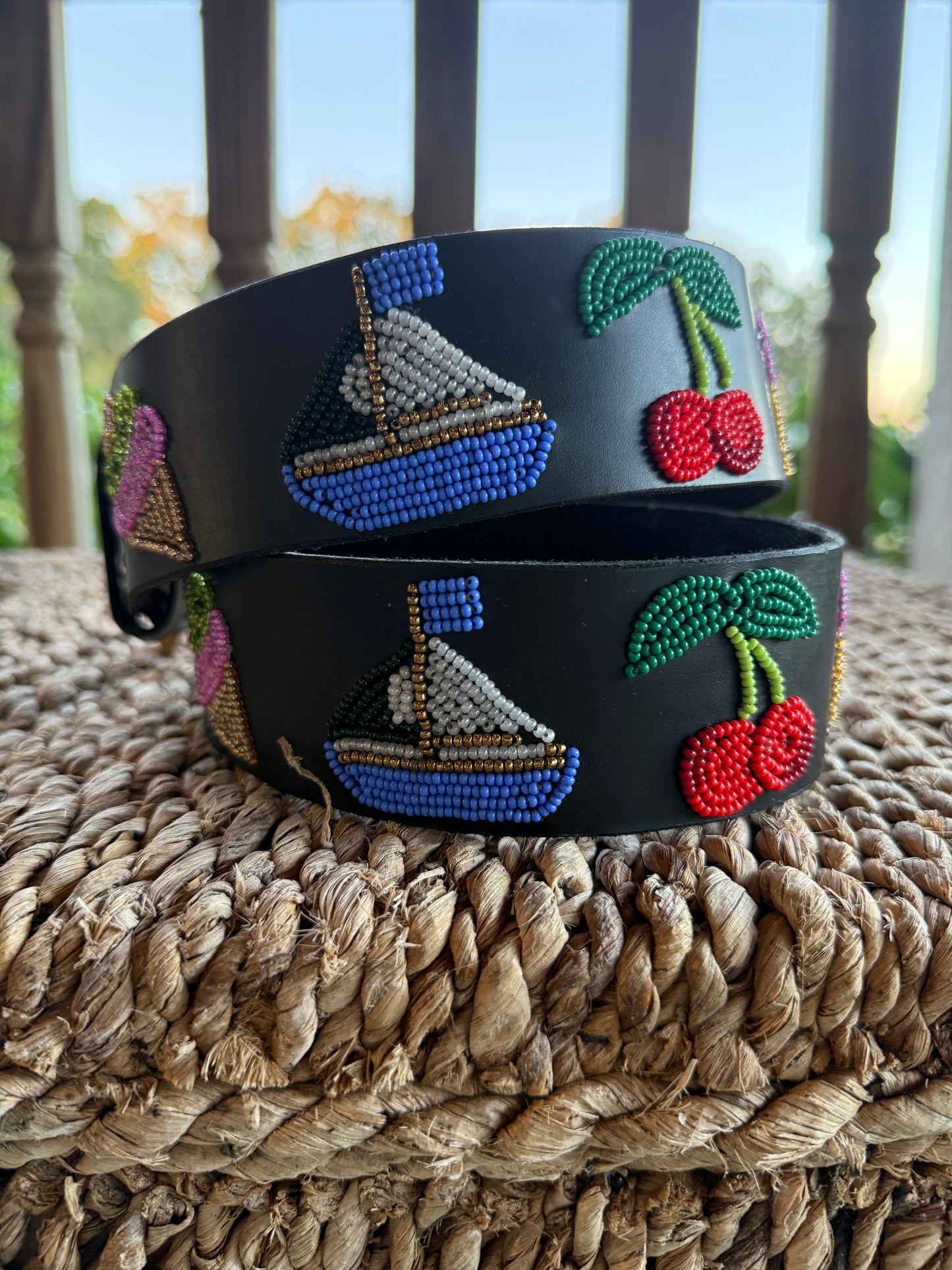 Zinj By Luxe EQ Size Medium Beaded Belts A-M