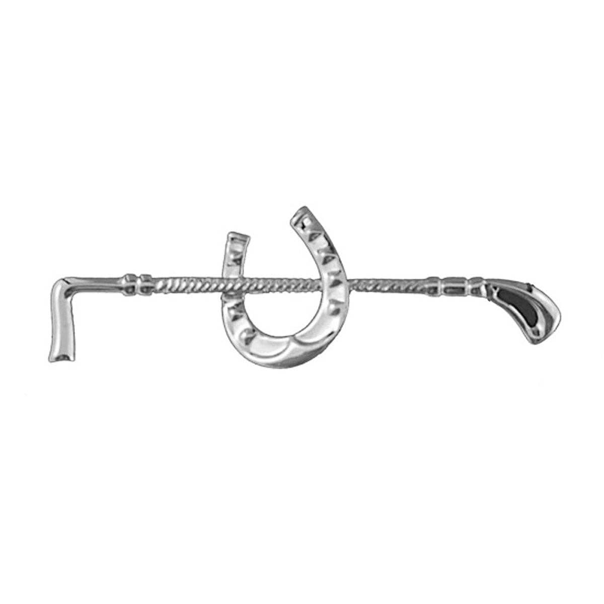 Exselle Horseshoe & Crop Stock Pin - Luxe EQ