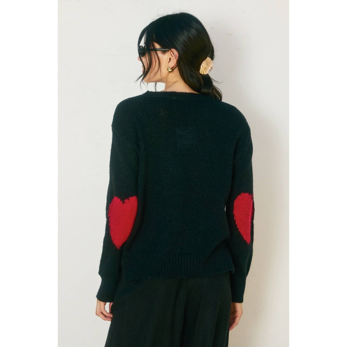 Broken Heart Relaxed Sweater - Luxe EQ