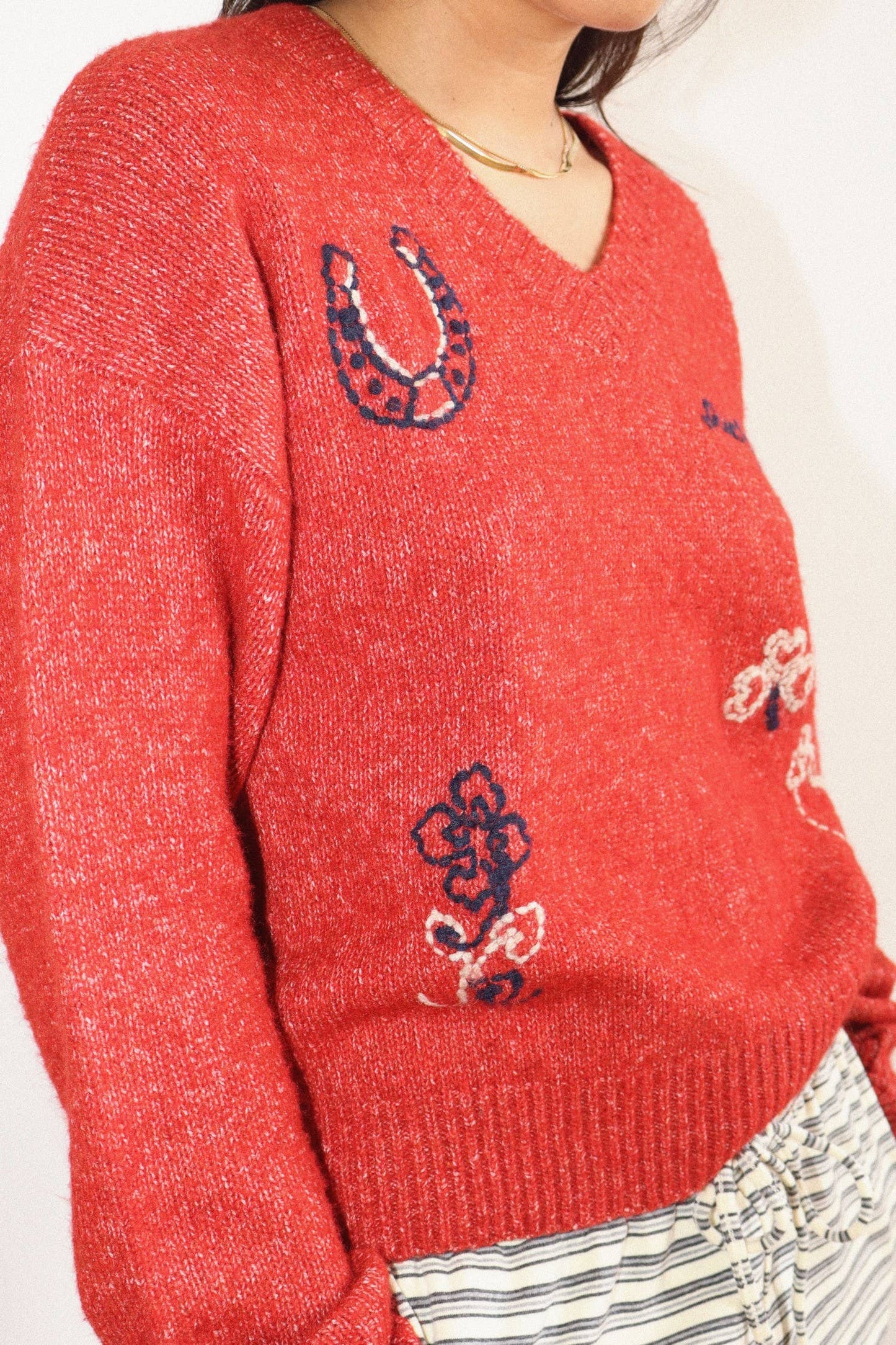 Lucky Baby Embroidered Sweater