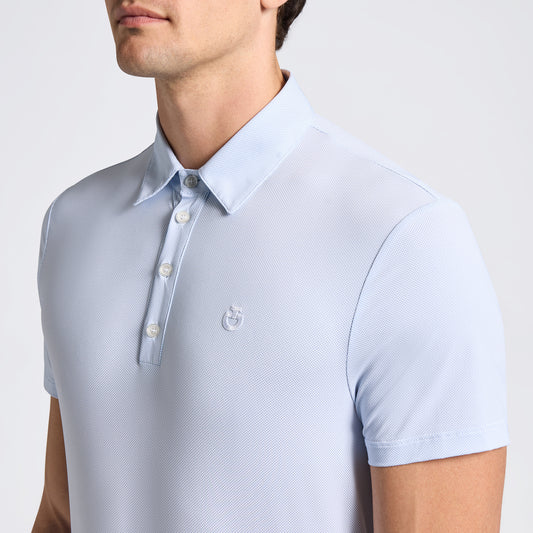 Cavalleria Toscana Men’s  Oxford Training Polo POU394