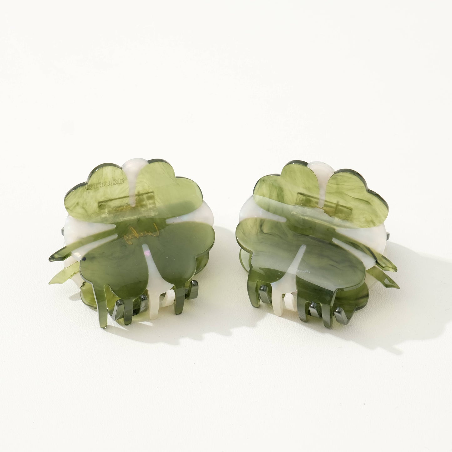 Lucky Four Leaf Clover Claw Clip - Small