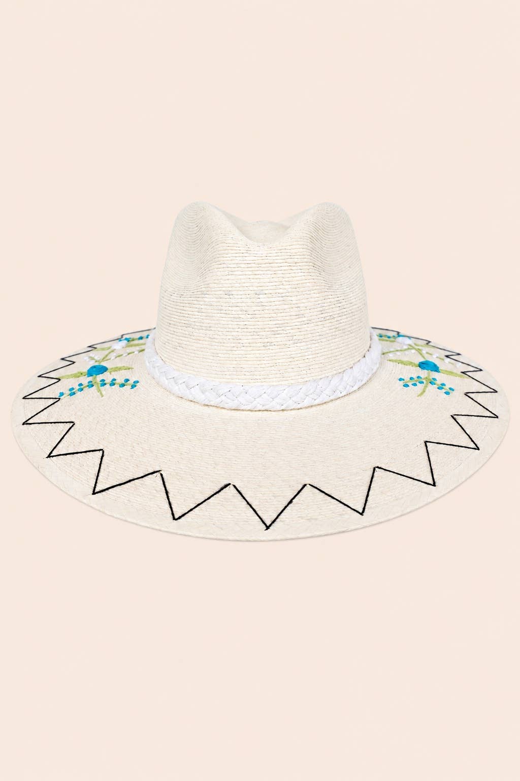 Evanthia Straw Indiana Crown Hat - Luxe EQ