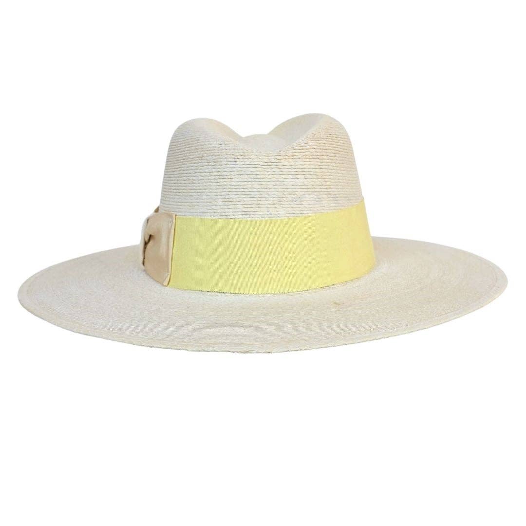 Gemma Straw Indiana Crown Hat - Luxe EQ