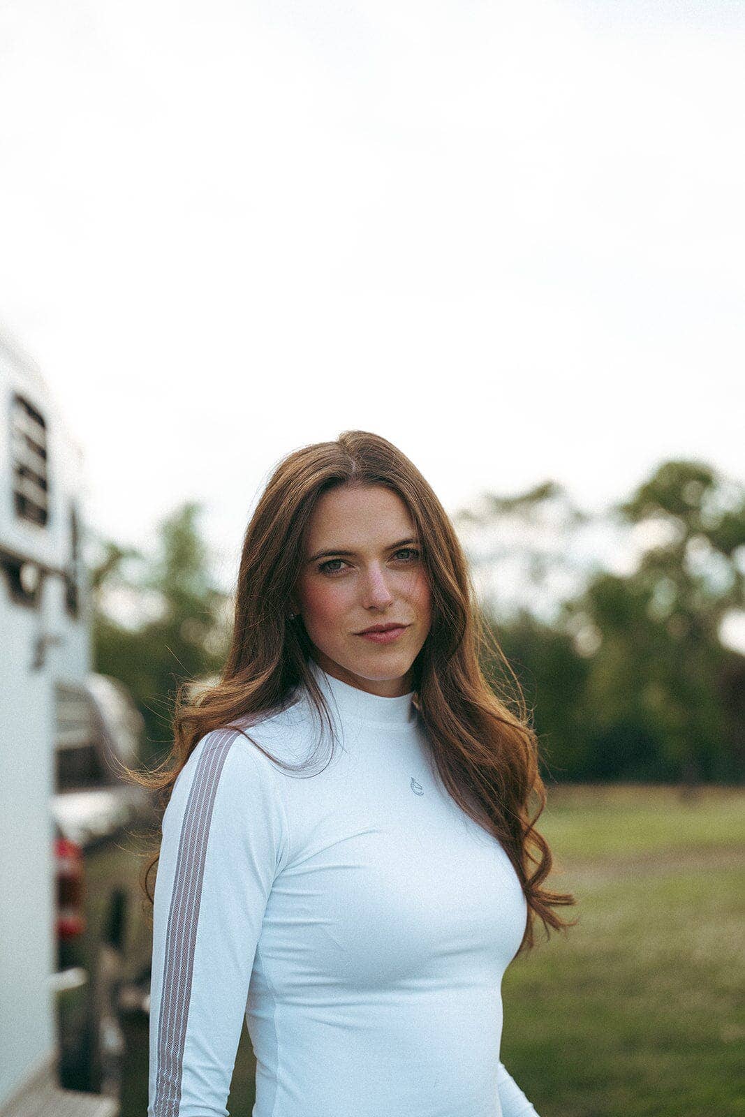 Camille Show Shirt | White