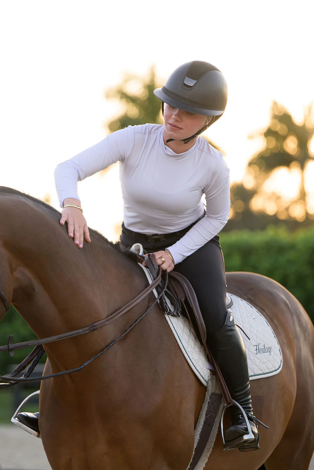Euphoric Equestrian Spring Otto Long Sleeve Turtleneck - Luxe EQ