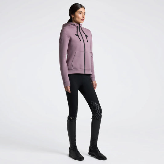 Cavalleria Toscana FED131 Ladies Cotton Zip Hoodie - Luxe EQ