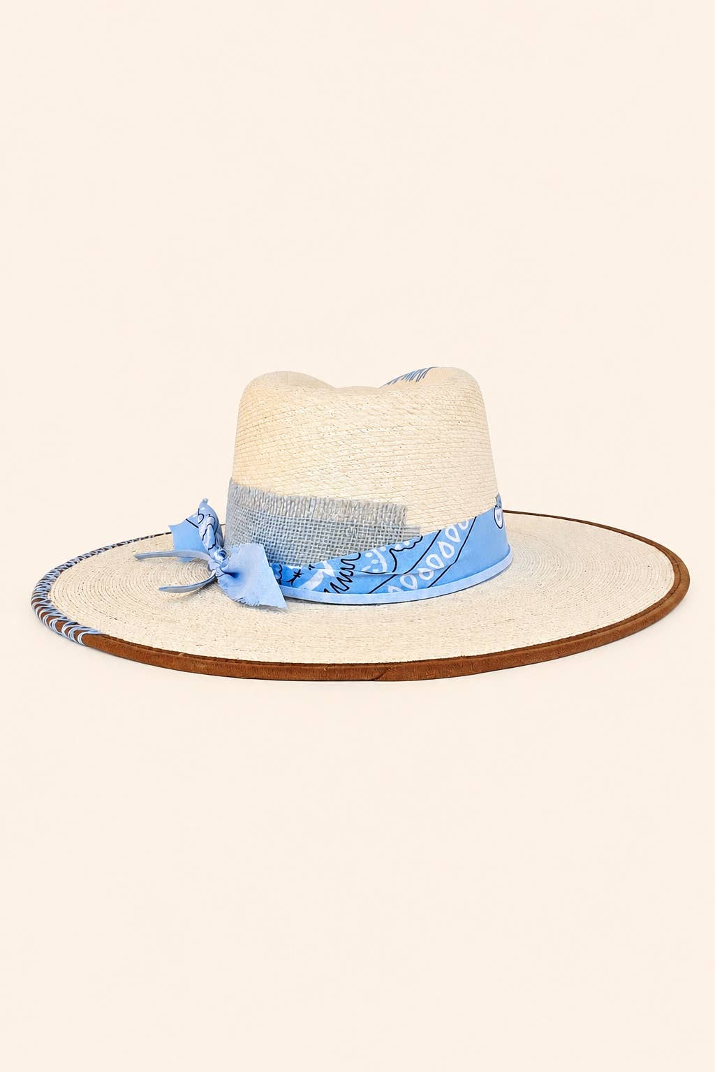 Polina Straw Indiana Crown Hat - Luxe EQ