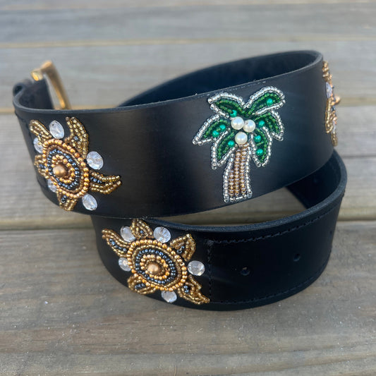 Zinj By Luxe EQ Belts Palm Tree and Plant Collection