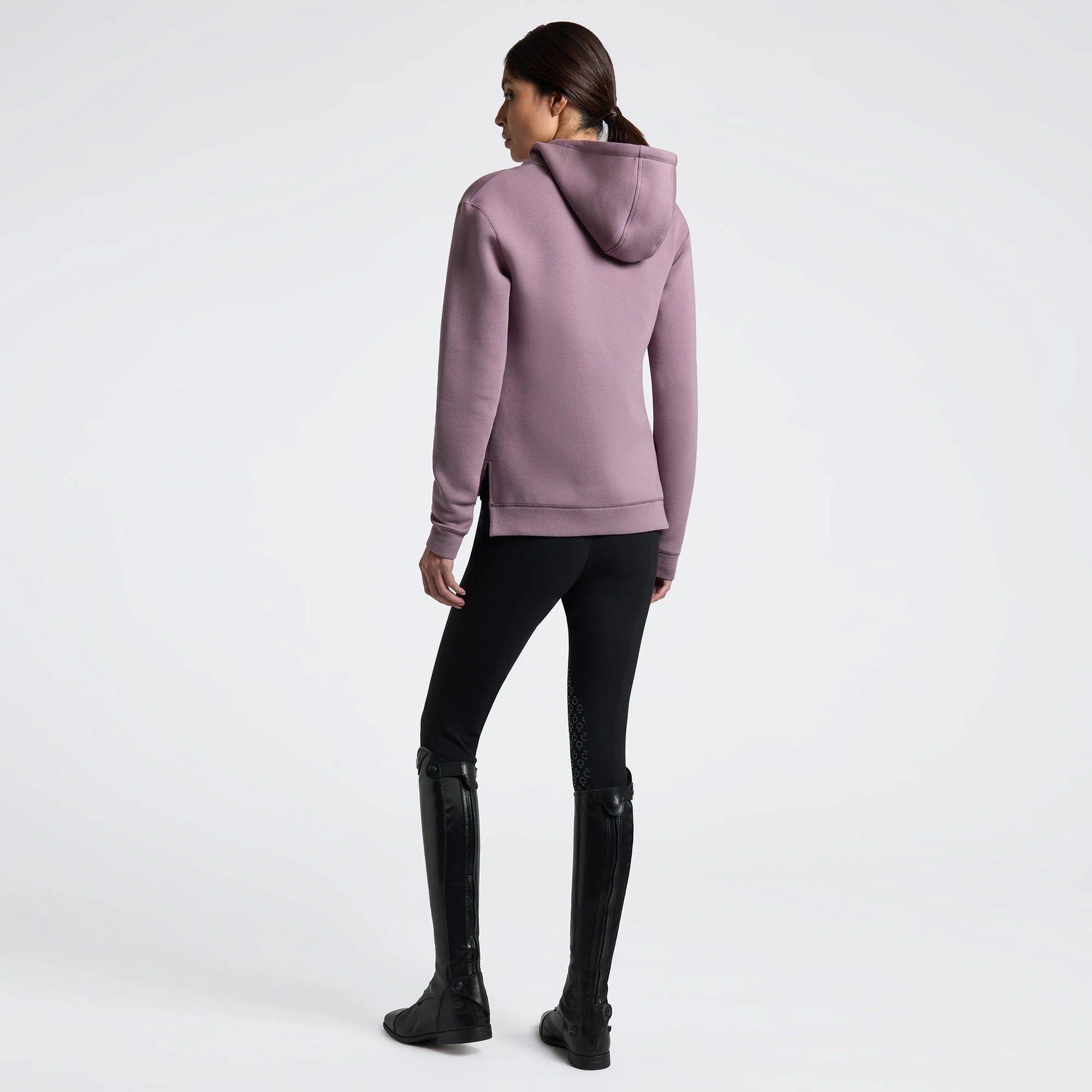 Cavalleria Toscana FED131 Ladies Cotton Zip Hoodie - Luxe EQ