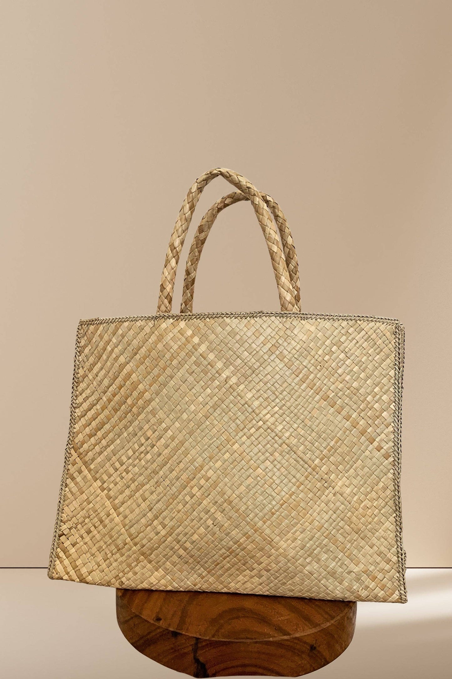Jennifer Pom Pom Oversized Straw Tote - Luxe EQ
